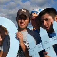 Laura Klassen with two fellow Lakers in 2007.